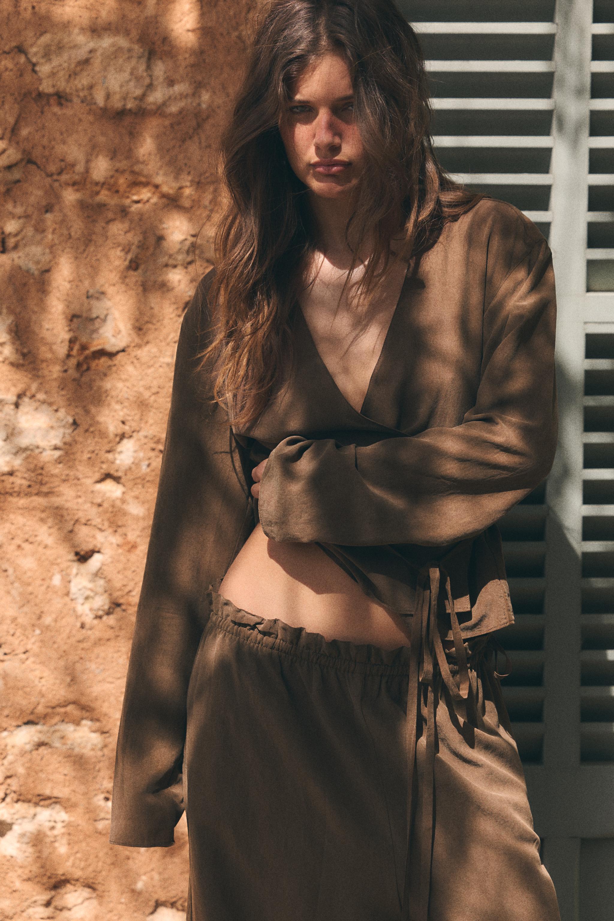 CHEMISE KIMONO CACHE-CŒUR